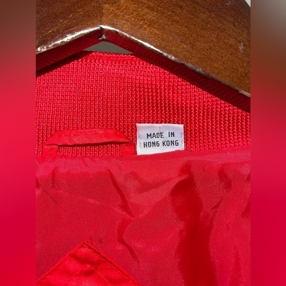 VINTAGE Members Only Red Jacket Size 46 - Picture 7 of 14